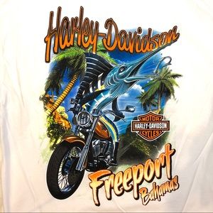 💙Harley Davidson T-Shirt - Freeport, Bahamas